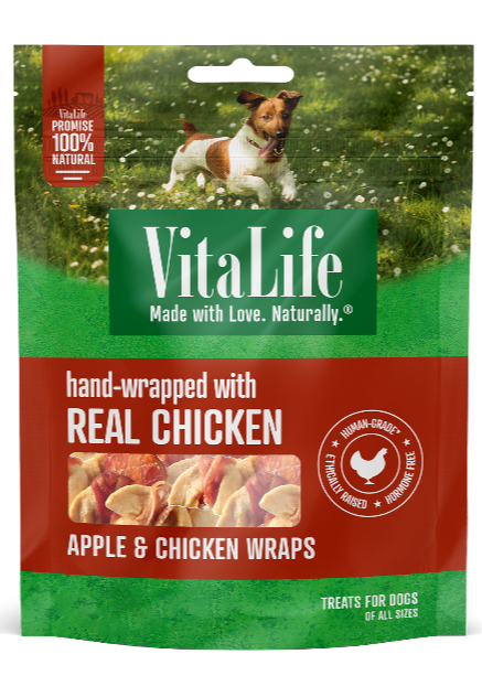 VitaLife Apple & chicken wraps pack image