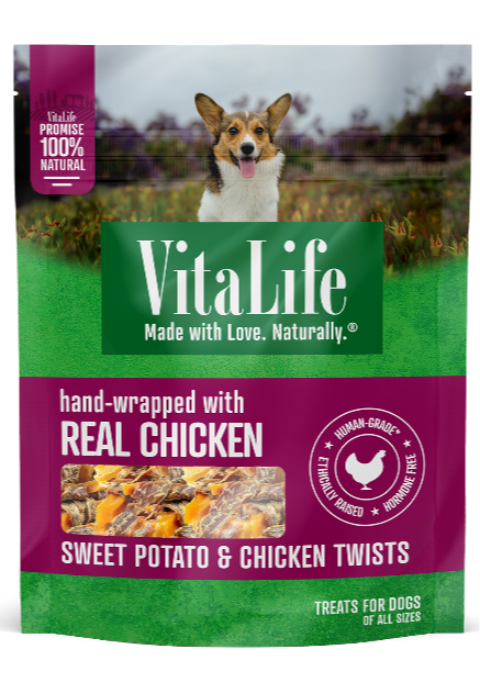 VitaLife Sweet potato & chicken twists pack image