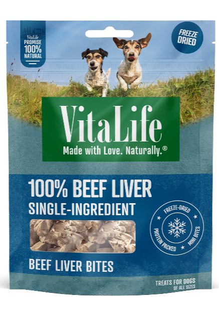 VitaLife beef liver bites pack image